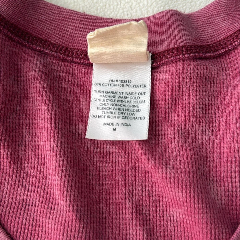 Munki Munki Raspberry Long Sleeve Top with Pattern - Picture 7 of 8